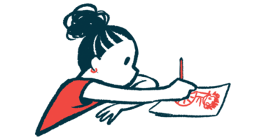 An illustration shows a child drawing.