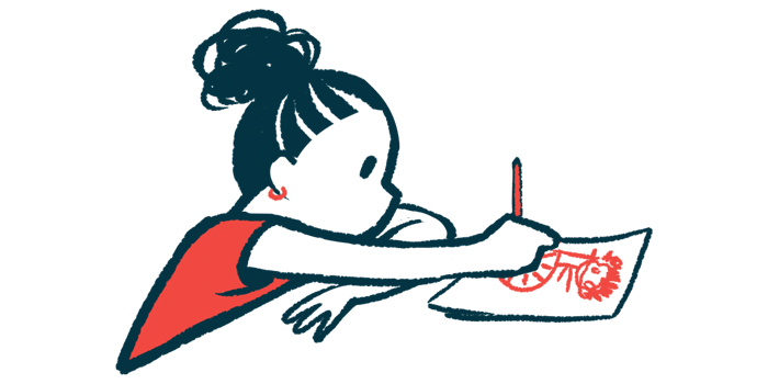 An illustration shows a child drawing.