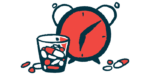 treatment for prader willi syndrome | Prader-Willi Syndrome News | aripiprazole | illustration of a clock with pills beside it