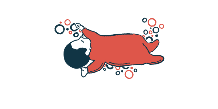 Illustration of an infant sleeping.