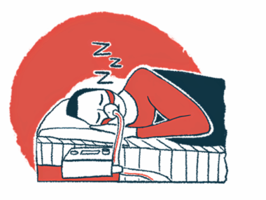 A person is using a CPAP machine while sleeping.